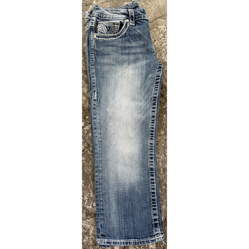 Vigoss The Chelsea Vintage‎ Capri Cropped Denim Jeans Womens Size 5/6 - Picture 6 of 15